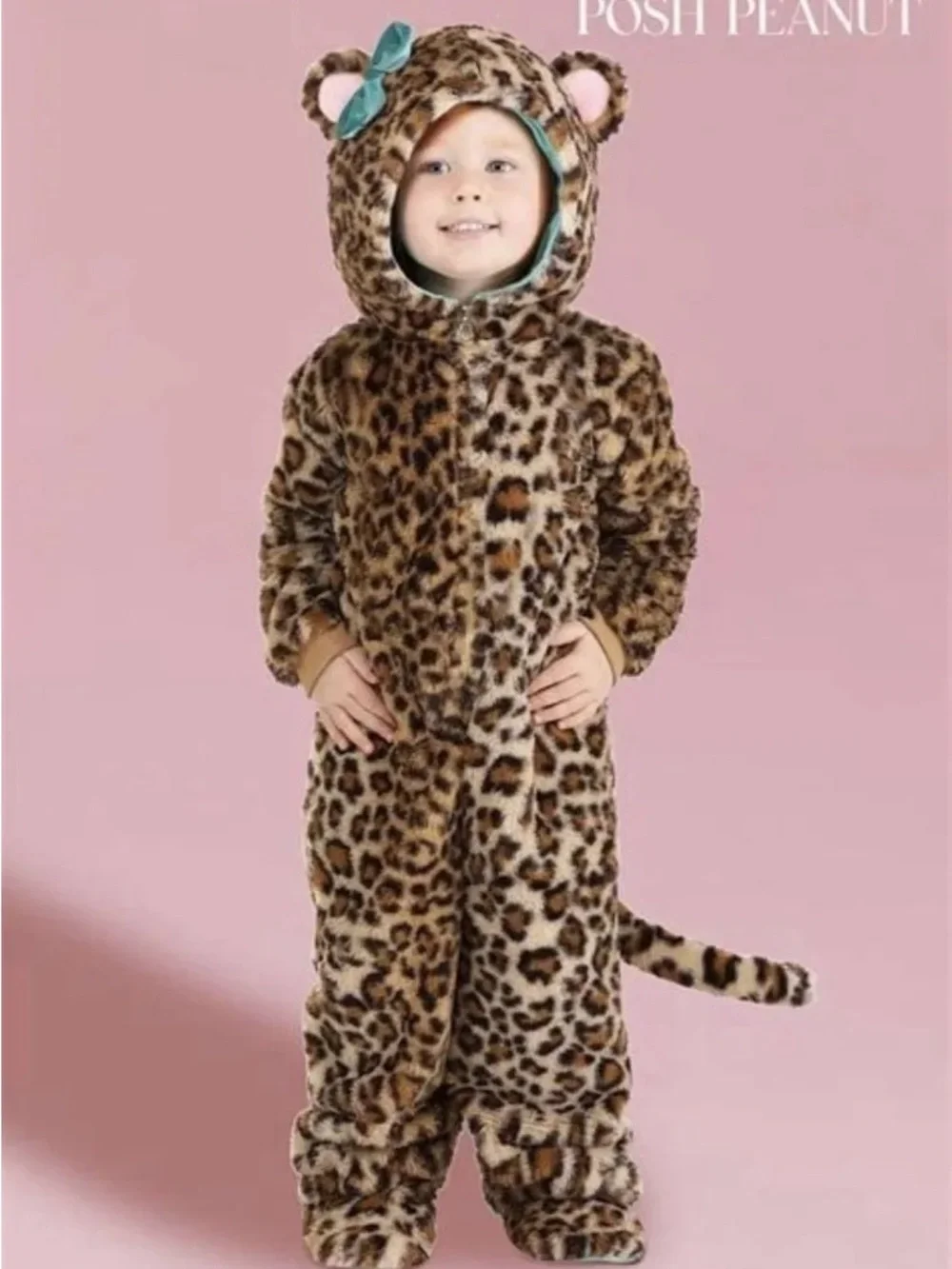 Posh Peanut Lana leopard costume sz 2T